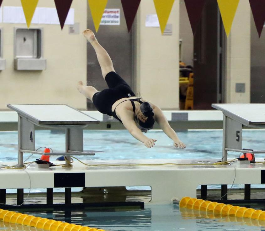 Lauryn Kallay, Chesterton girls swimming (Jan. 8-14)